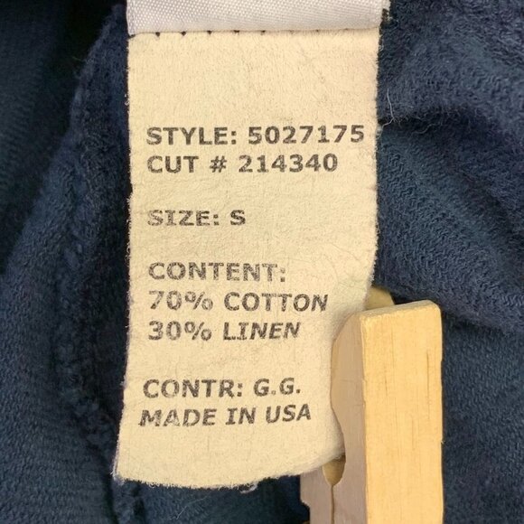 Cut Loose Women's Linen Blend‎ 3/4 Sleeve Boat Neck Pullover Shirt Size S - Picture 8 of 12